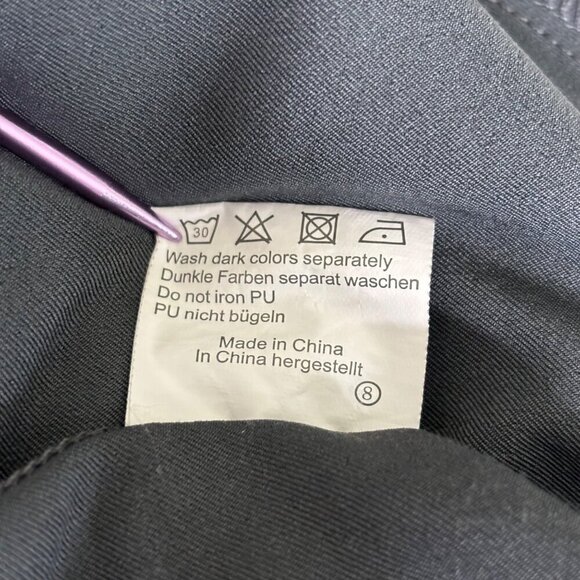 Liumilac Ankle Tie Jogger Dress Pants Womens Size XL Gray High Waist Belted - Picture 14 of 15